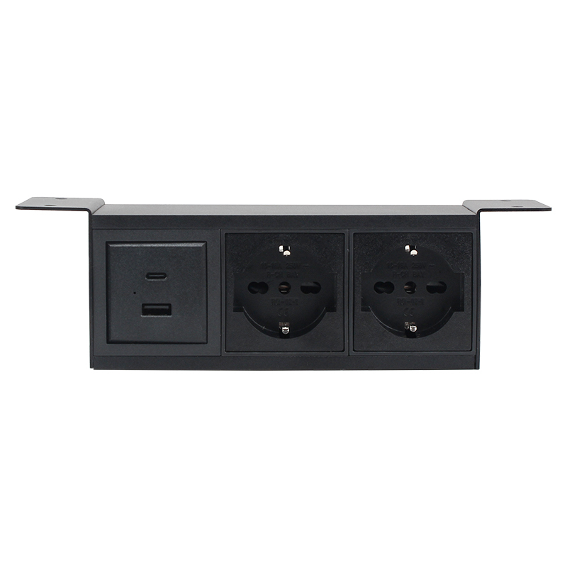High Quality German Desk In Power Socket With USB-A/C