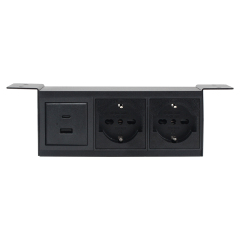 High Quality German Desk In Power Socket With USB-A/C