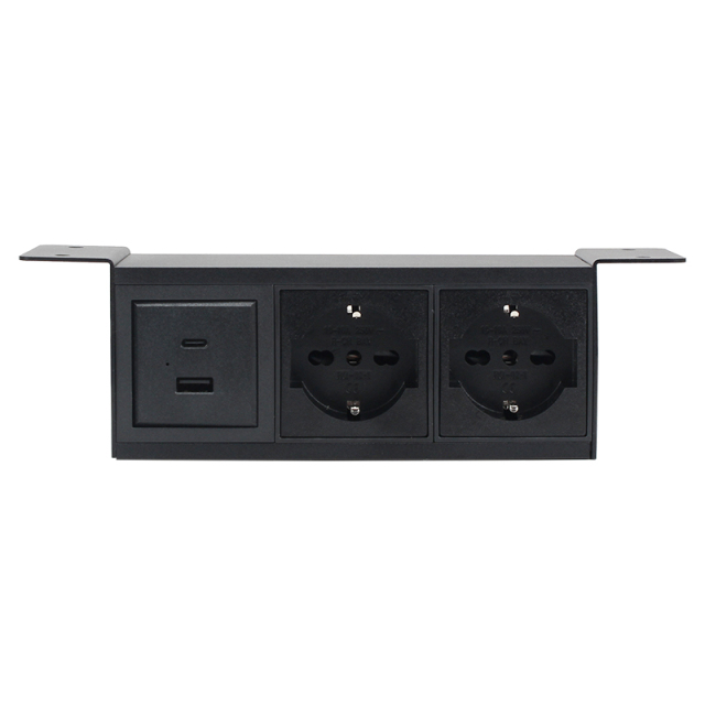 High Quality German Desk In Power Socket With USB-A/C