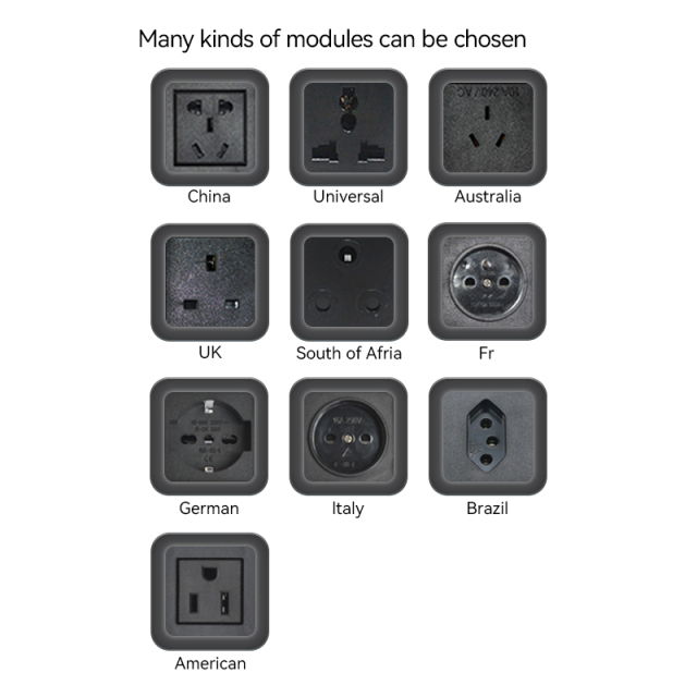 High Quality UK And Universal Outlets Socket With CAT6 For Family Furniture