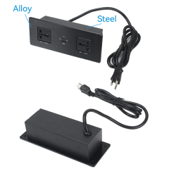 Universal Outlets Desktop Built in Socket With 1 USB-A/C Charging