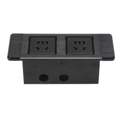 China Alloy Safety Costumized Socket With 2 China Outlets