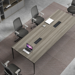 Conference Brushed Double Flip Multimedia Socket Box 4 Universal Outlets+1 USB-A/C Charging+HDMI
