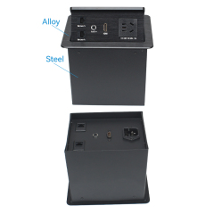2 CAT6+1 Audio+1 HDMI Multi-functional China Outlet Conference Table Pneumatic Pop Up Socket