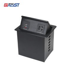 Desktop Recessed Pop Up Socket With 2 USB-A Charging 1 China Outlet