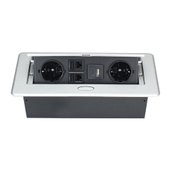 UL CUL Certified Desktop Pop Up Multi-functional Power Socket For Conference