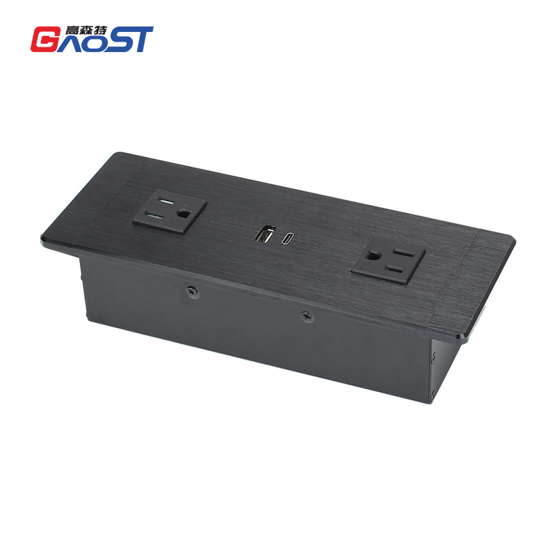 Hot Sale 65W Fast Charging Desktop Power Socket With 2 US Outlets