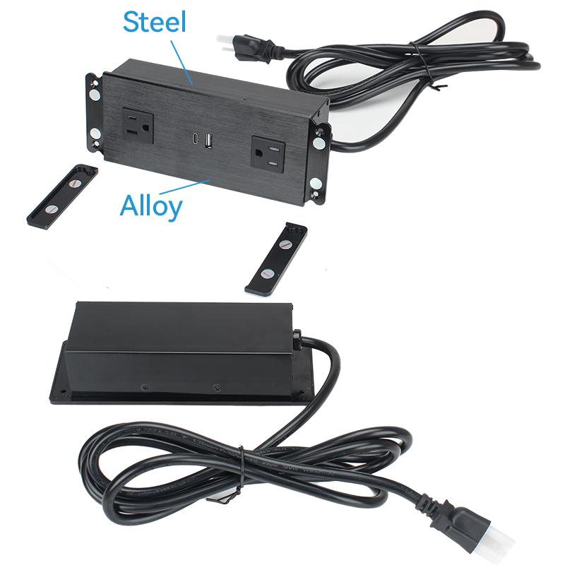Hot Sale 65W Fast Charging Desktop Power Socket With 2 US Outlets
