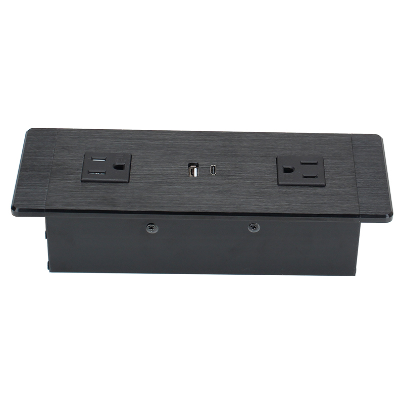 Hot Sale 65W Fast Charging Desktop Power Socket With 2 US Outlets