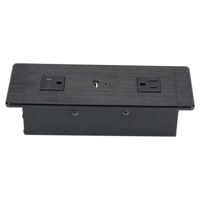 Hot Sale 65W Fast Charging Desktop Power Socket With 2 US Outlets