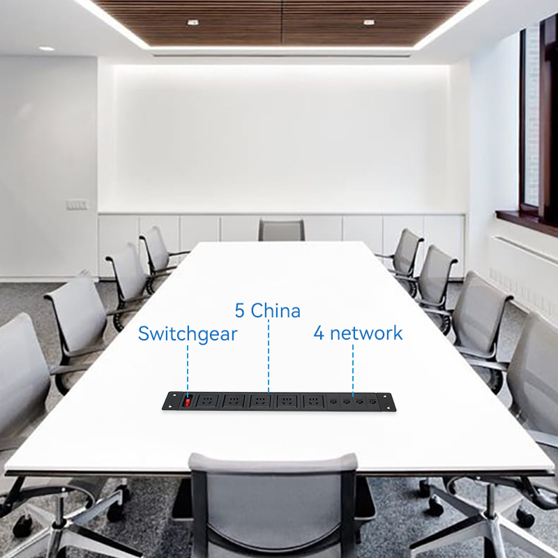 Factory Price Multi-functional Desktop Recessed In Socket For Conference
