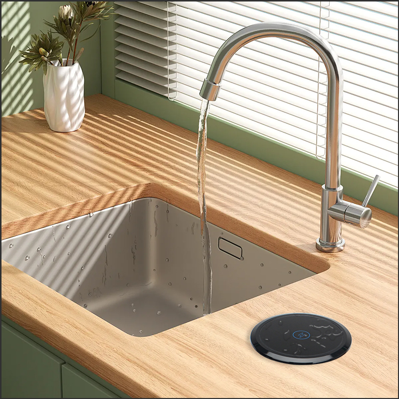 Kitchen Pneumatic Pop Up Socket With Speaker Tempered Glass Panel With Wireless Charging Elevate your kitchen experience with style and functionality