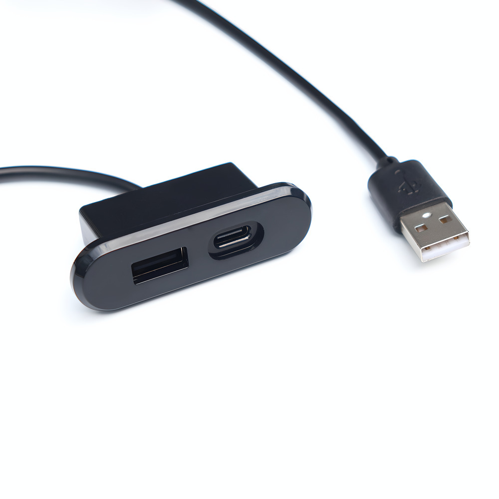 Table USB charger for Sofa USBA+C 10W with USB charging cord
