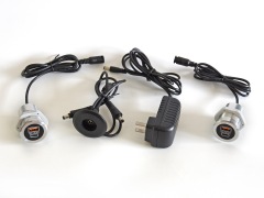 Round USB Charger USB-A&C QC3.0 For Sofa