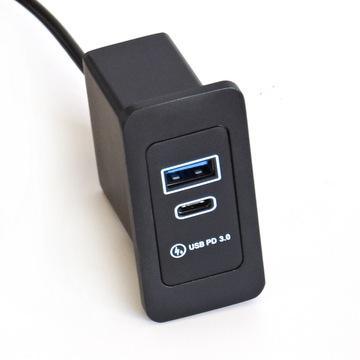 Sofa Embedded USB Charger USB-A&C QC/PD3.0