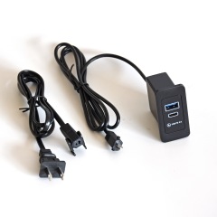 Sofa Embedded USB Charger USB-A&C QC/PD3.0