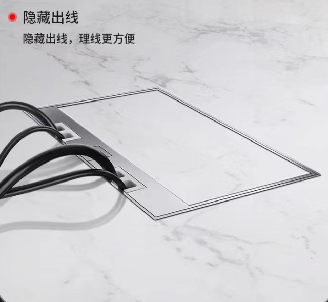 stainless steel opening floor outlet/ raised floor socket outlet socket stainless steel material