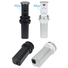 New Style Kitchen Pneumatic Pop up socket with 15W QI