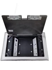 stainless steel opening floor outlet/ raised floor socket outlet socket stainless steel material