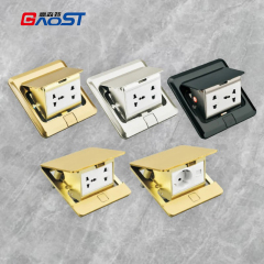 pop up universal power outlet desktop socket hidden floor electrical socket pop up socket