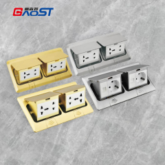 pop up universal power outlet desktop socket hidden floor electrical socket pop up socket