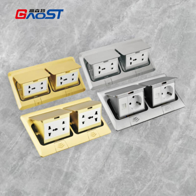 pop up universal power outlet desktop socket hidden floor electrical socket pop up socket