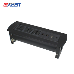 Manual Rotary Socket Power Customized Modules Easy To Install On Desktop And Furniture