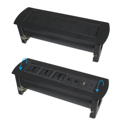Manual Rotary Socket Power Customized Modules Easy To Install On Desktop And Furniture