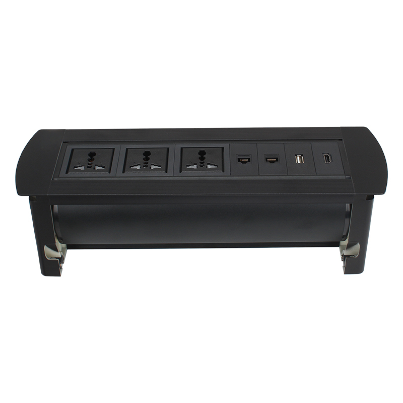 Manual Rotary Socket Power Customized Modules Easy To Install On Desktop And Furniture