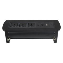 Manual Rotary Socket Power Customized Modules Easy To Install On Desktop And Furniture