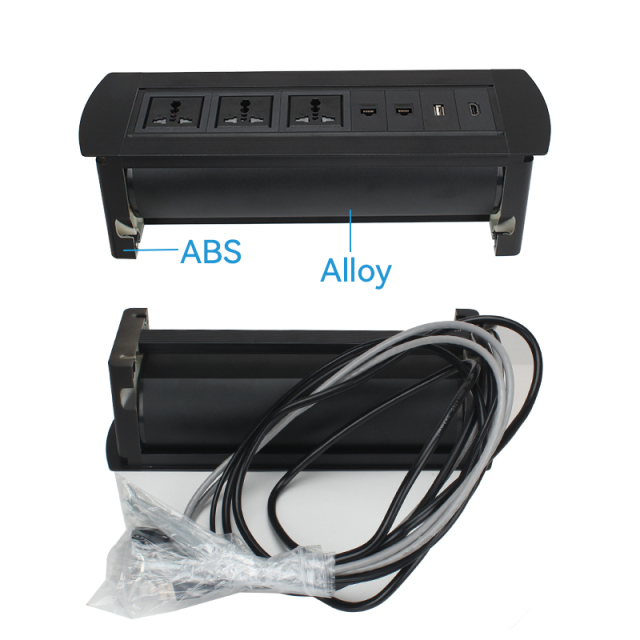 Manual Rotary Socket Power Customized Modules Easy To Install On Desktop And Furniture