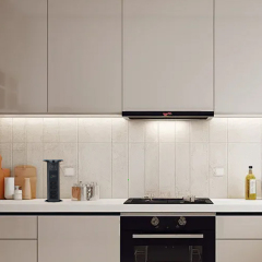 Kitchen Pop Up Power Socket Pneumatic Pop Up Socket With QI Charging Panel BT Speaker