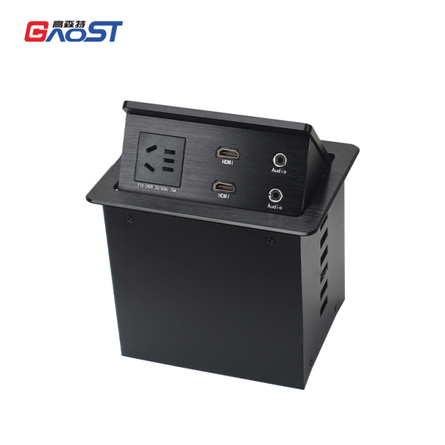 Conference Pop Up Power Socket 1 China Outlet 2 HDMI 2 Audio