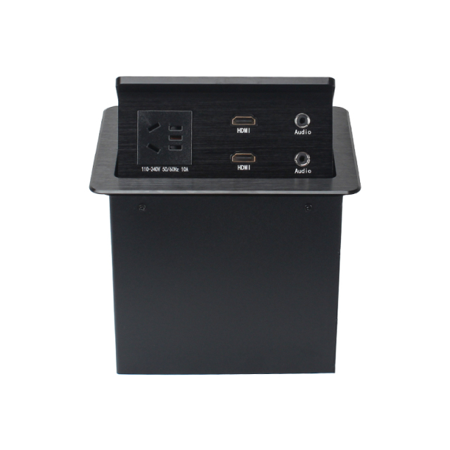 Conference Pop Up Power Socket 1 China Outlet 2 HDMI 2 Audio