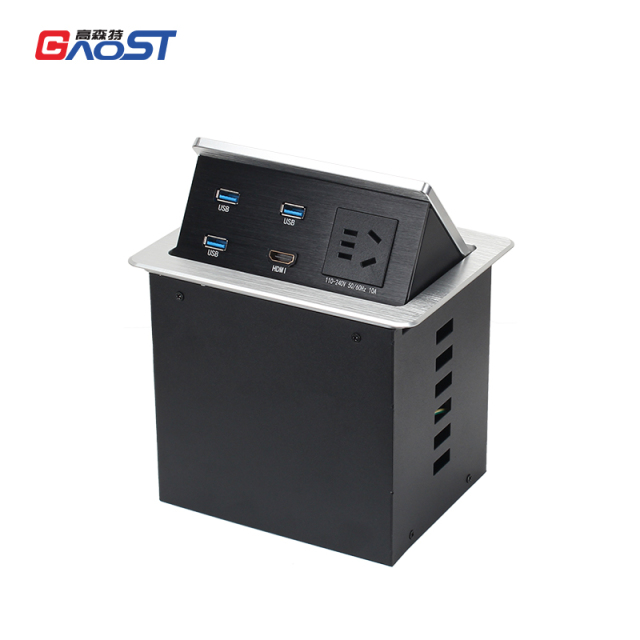 Wholesale Table Pop Up Media Hub with 1 AC 3 USB Date Port and 1 HDMI