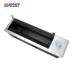Wholesale 2 AC Ways Flip Up Mutifunctional Power Socket with AUDIO，USB ，HDMI and CAT6 port