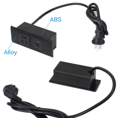 Wholesale Power Socket 1 AC 1 USB-A+C Charging Alloy Cover