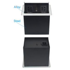 Desktop Pop Up Power Box With 2 AC Outlets 1 HDMI