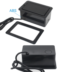 Wholesale Desktop Pop Up Power Socket With Wireless Charging 2 US AC Outlets 1 USB-A&C Charging Suitable For Most Furniture