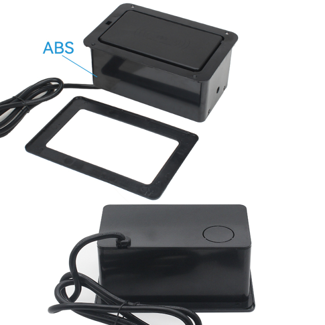 Wholesale Desktop Pop Up Power Socket With Wireless Charging 2 US AC Outlets 1 USB-A&C Charging Suitable For Most Furniture