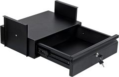 Under Desk Drawer , Under Desk Pull Out Drawer with Lock and Keys,, Storage Organizer for Workbench with Drawers