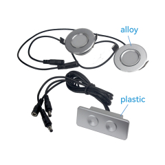 Recliner sofa read lamp with alloy housing 3 brightness level control