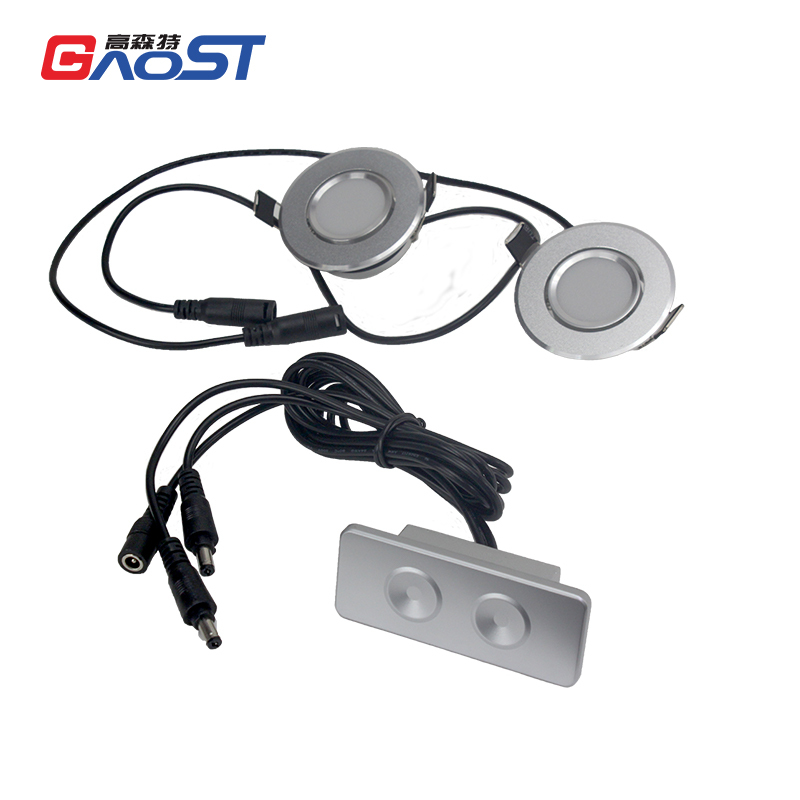 Recliner sofa read lamp with alloy housing 3 brightness level control