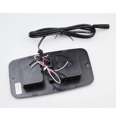 Double led mini reading lamp with independent on/off switch for furniture sofa