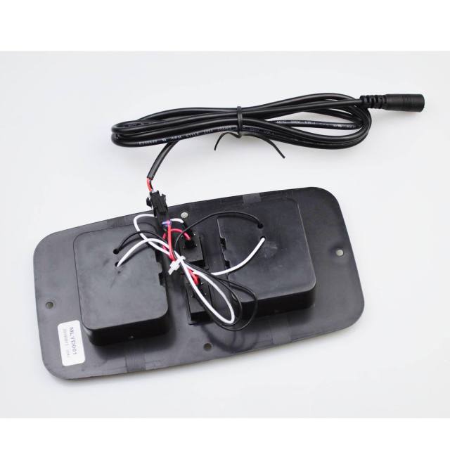 Double led mini reading lamp with independent on/off switch for furniture sofa