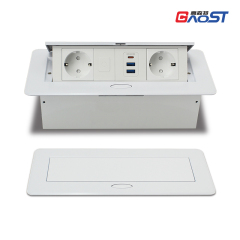 Pop Up Power Socket For Table,EU Socket With PD20W USB Charging