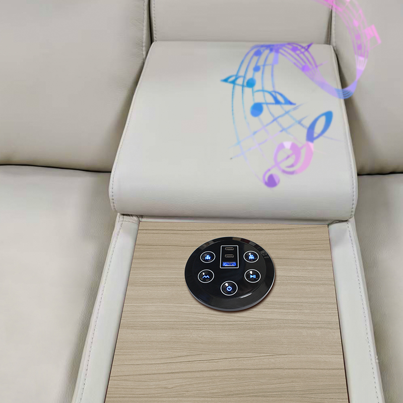 Recliner sofa audio bluetooth speaker, reclining couch accessory silver/black/white