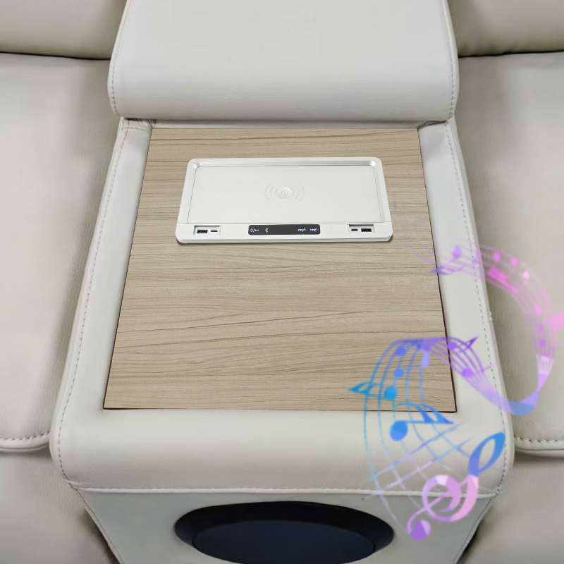 Recliner sofa audio bluetooth speaker, reclining couch accessory silver/black/white