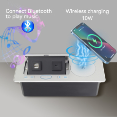 Bluetooth Audio controller with 15W QI charger USB charger for Sofa counch