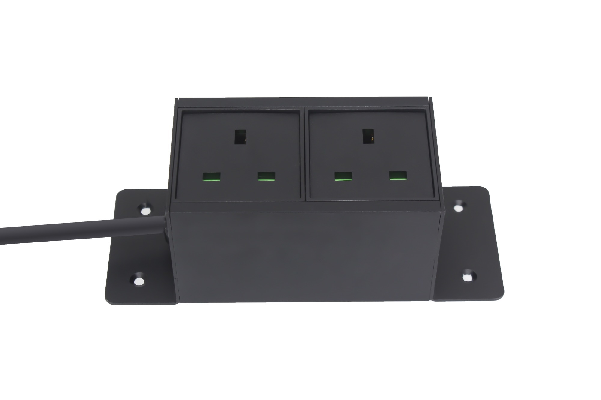 Under desk mount power socket with customize alloy material